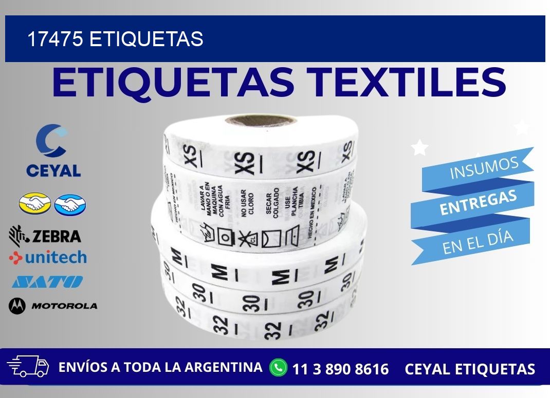 17475 ETIQUETAS