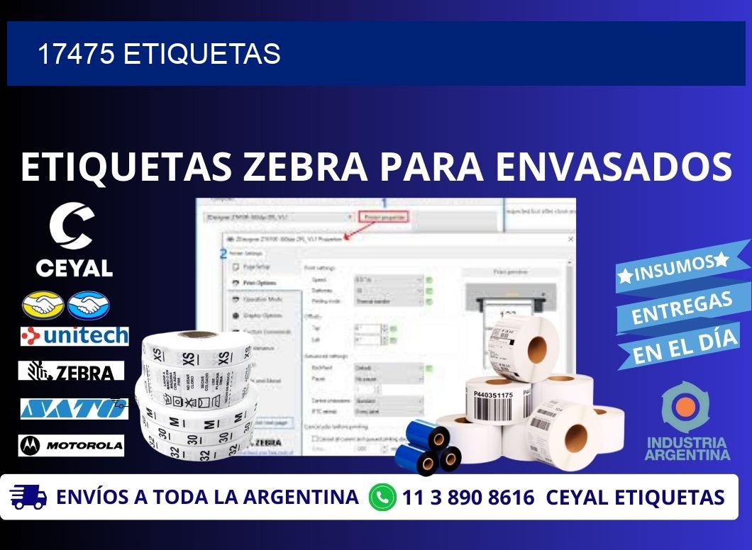17475 ETIQUETAS