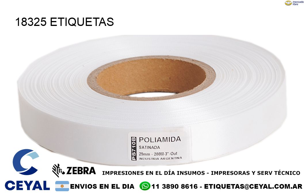 18325 ETIQUETAS