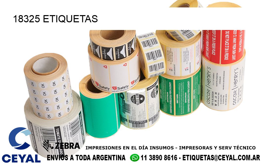 18325 ETIQUETAS