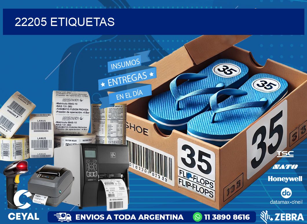 22205 ETIQUETAS