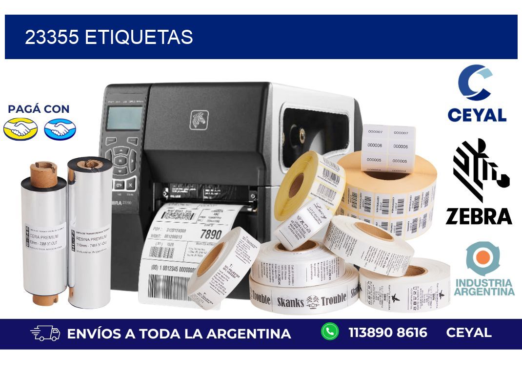 23355 ETIQUETAS