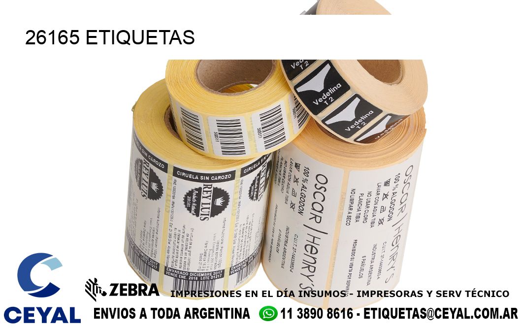 26165 ETIQUETAS