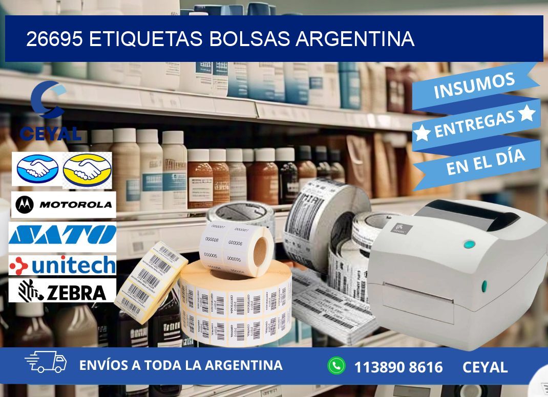 26695 ETIQUETAS BOLSAS ARGENTINA