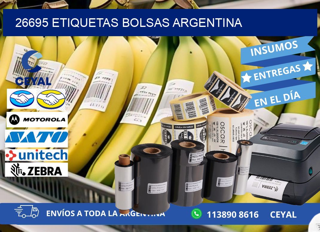 26695 ETIQUETAS BOLSAS ARGENTINA