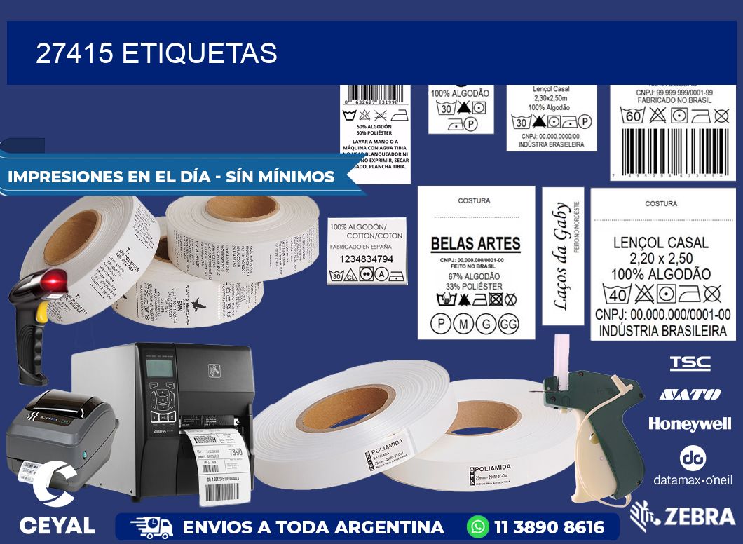 27415 ETIQUETAS