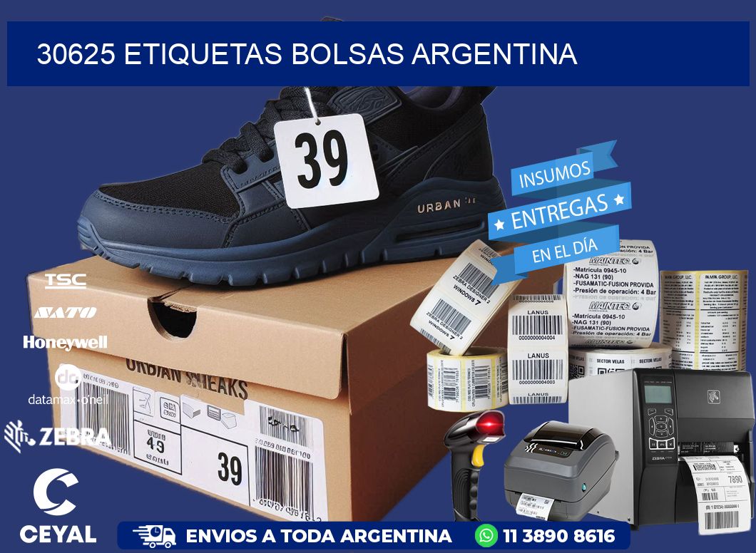 30625 ETIQUETAS BOLSAS ARGENTINA