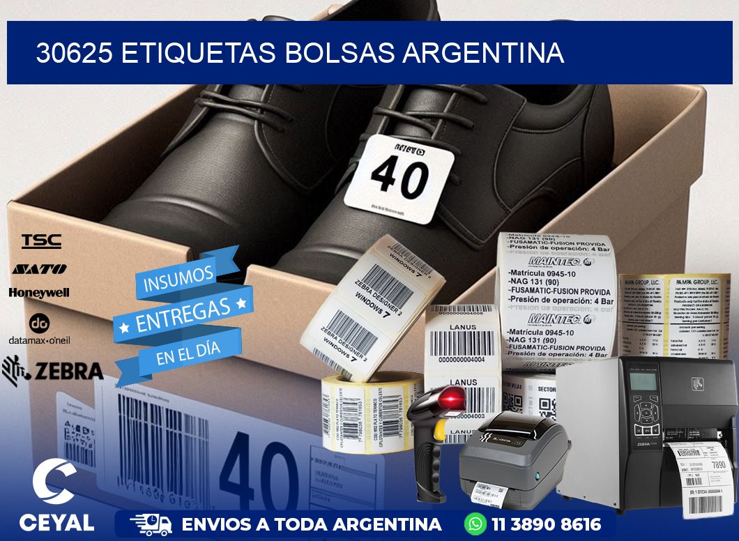 30625 ETIQUETAS BOLSAS ARGENTINA