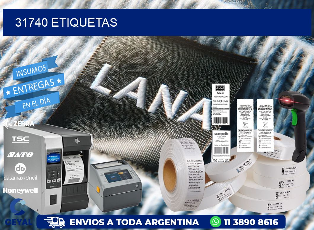 31740 ETIQUETAS