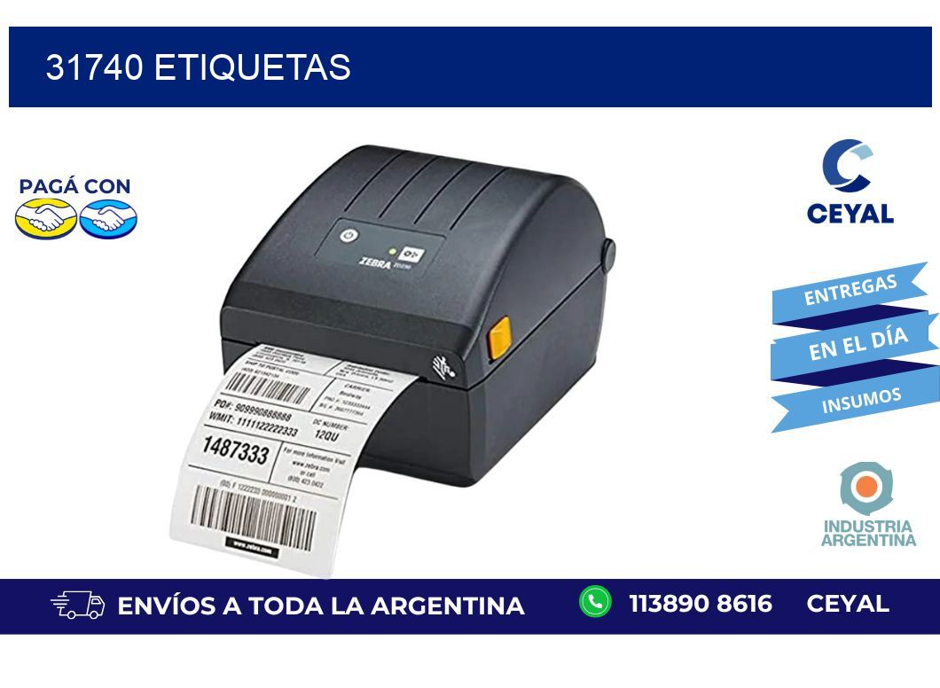31740 ETIQUETAS