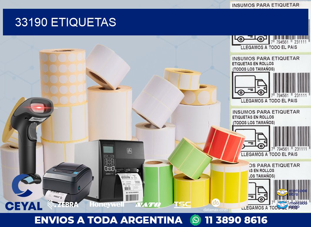 33190 ETIQUETAS