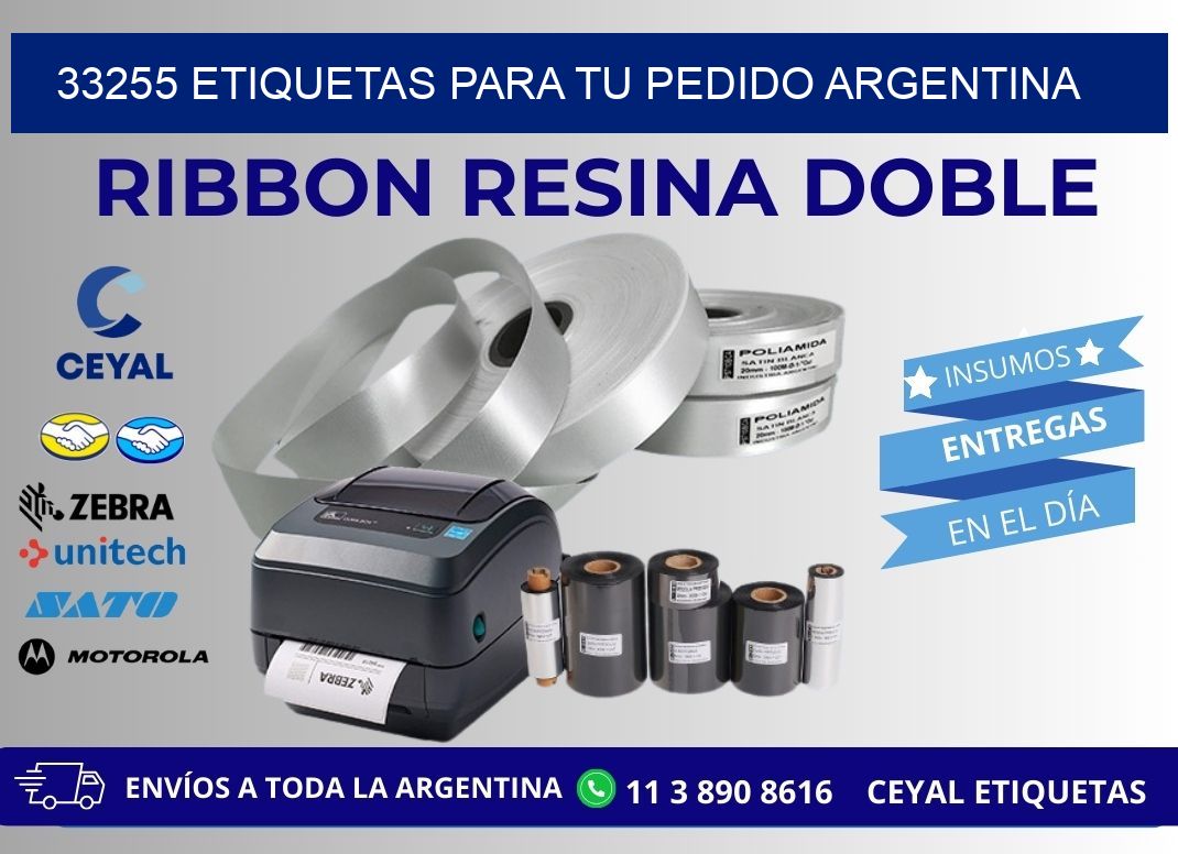 33255 ETIQUETAS PARA TU PEDIDO ARGENTINA