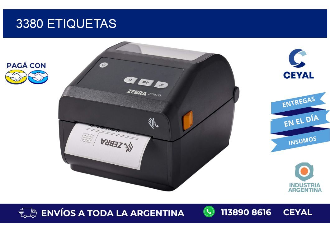 3380 ETIQUETAS