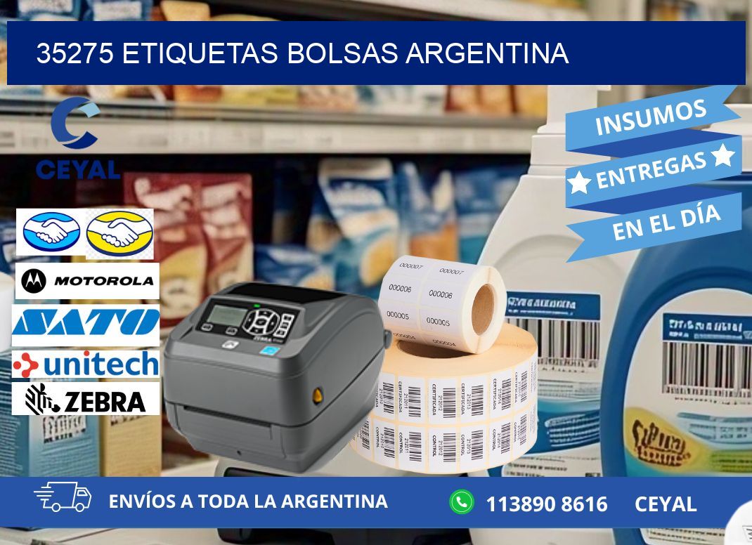 35275 ETIQUETAS BOLSAS ARGENTINA