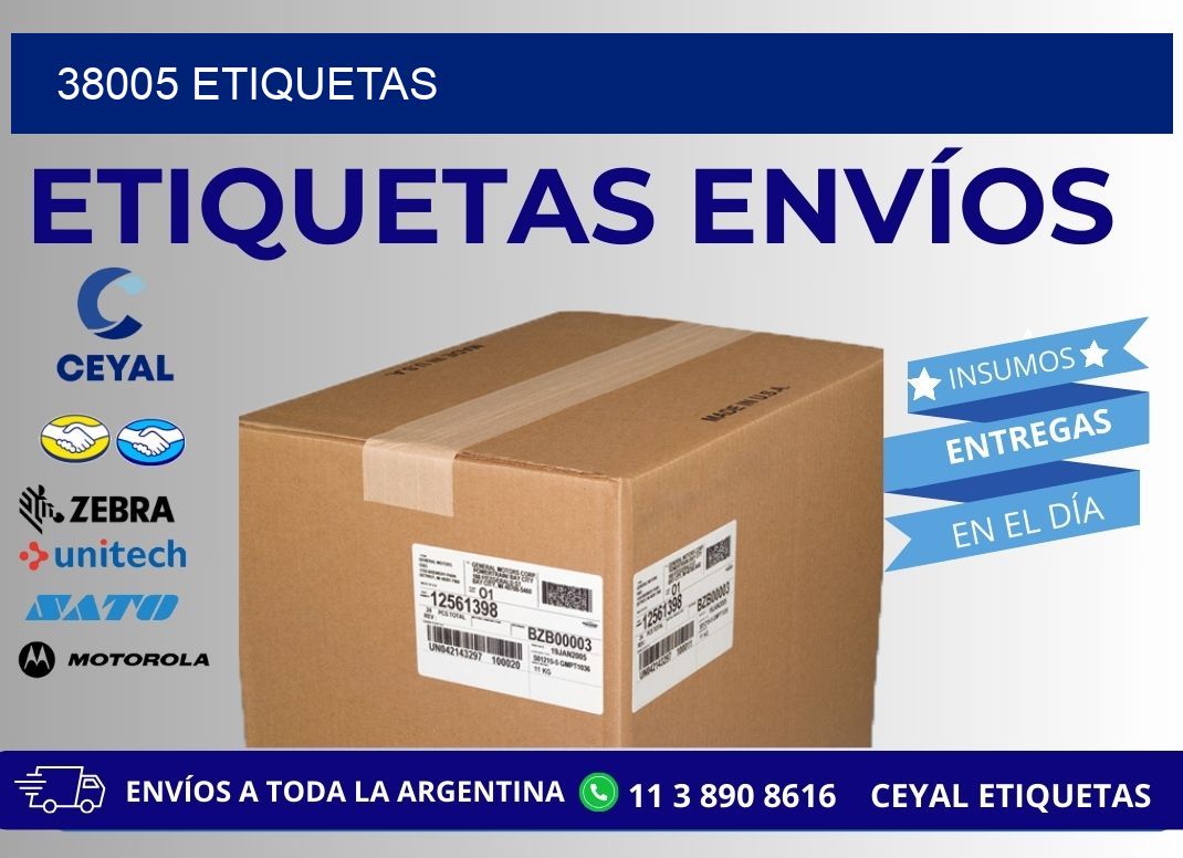 38005 ETIQUETAS