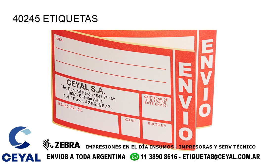 40245 ETIQUETAS