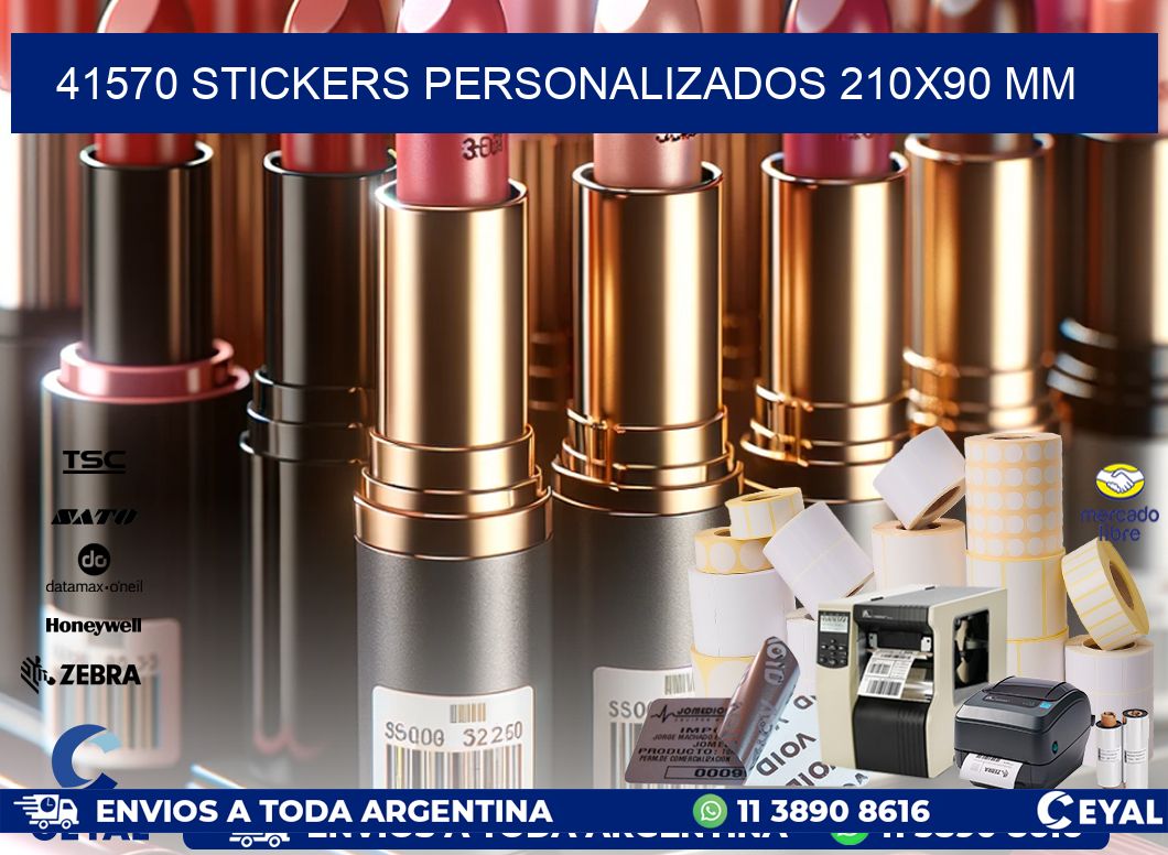 41570 STICKERS PERSONALIZADOS 210×90 mm