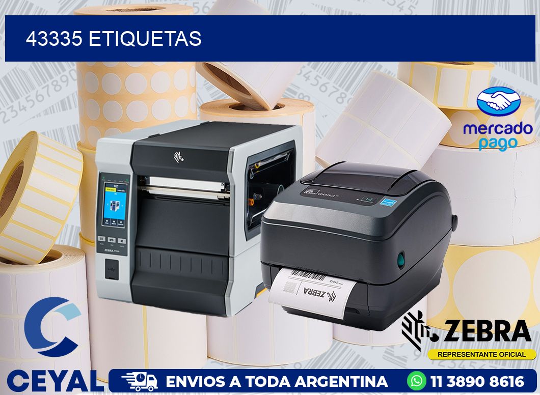 43335 ETIQUETAS