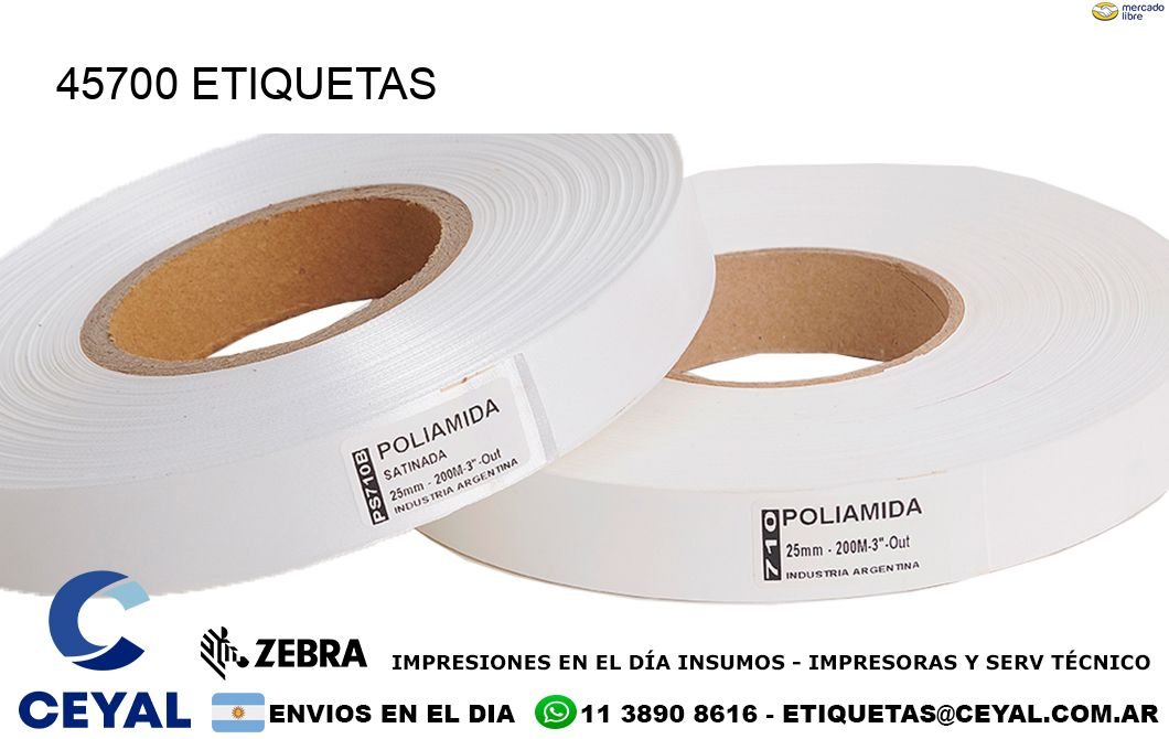 45700 ETIQUETAS