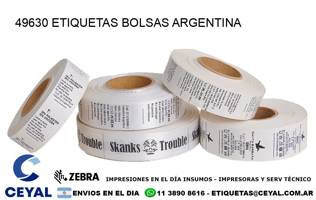 49630 ETIQUETAS BOLSAS ARGENTINA