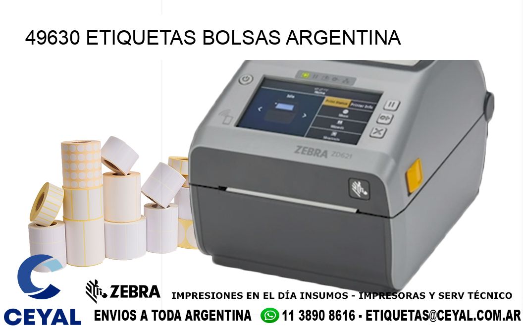 49630 ETIQUETAS BOLSAS ARGENTINA