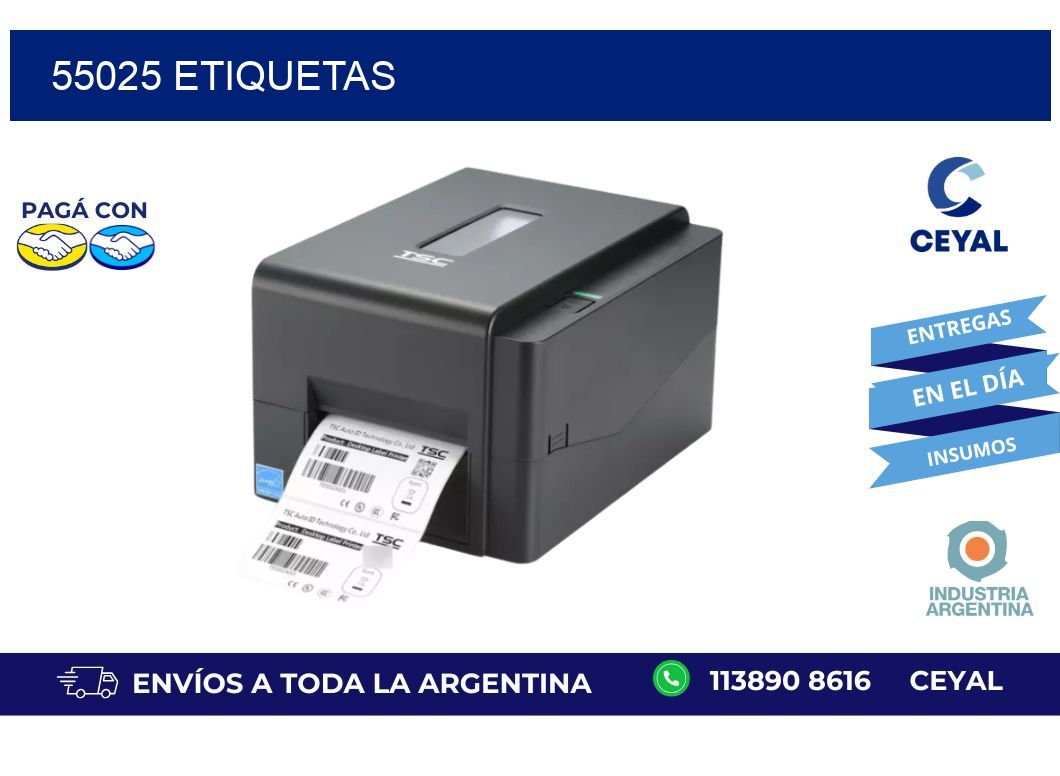 55025 ETIQUETAS