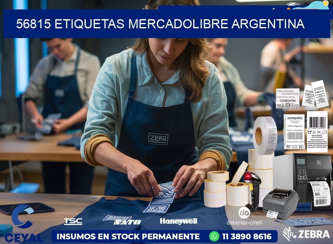 56815 ETIQUETAS MERCADOLIBRE ARGENTINA