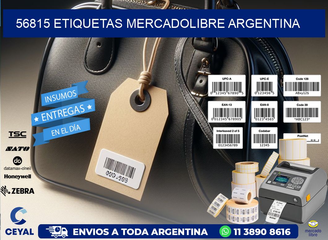 56815 ETIQUETAS MERCADOLIBRE ARGENTINA