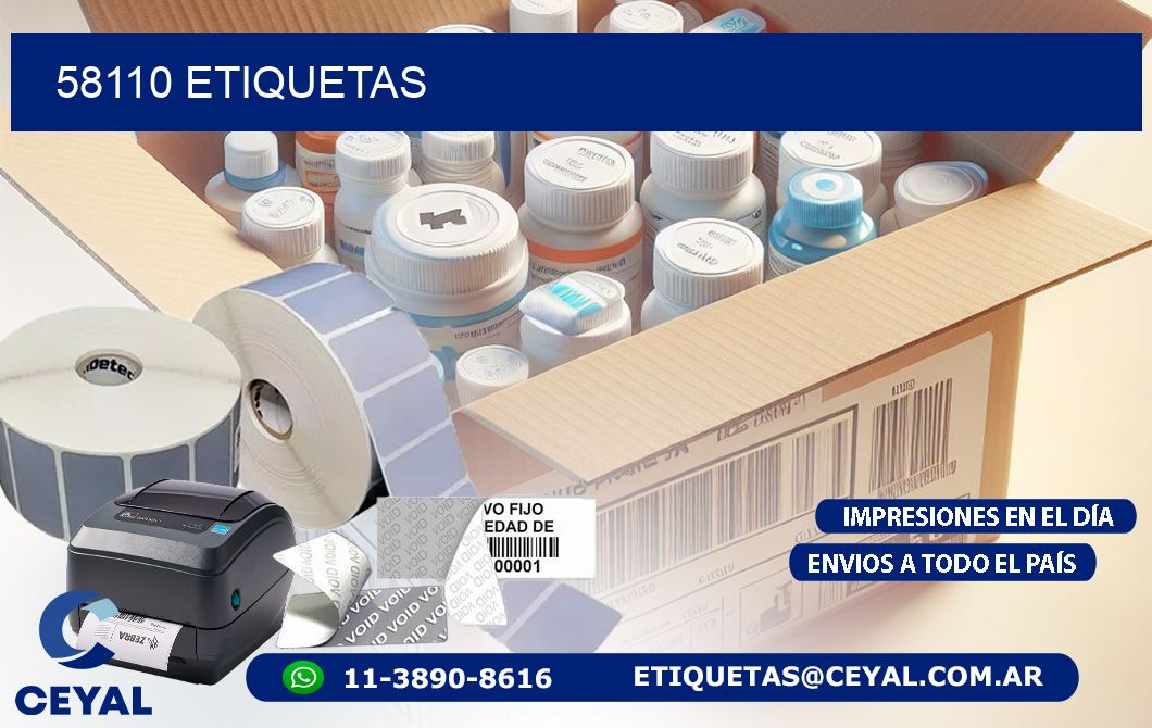 58110 ETIQUETAS