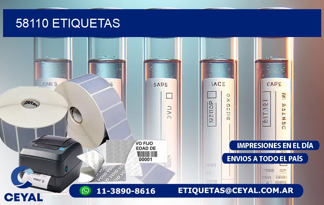 58110 ETIQUETAS