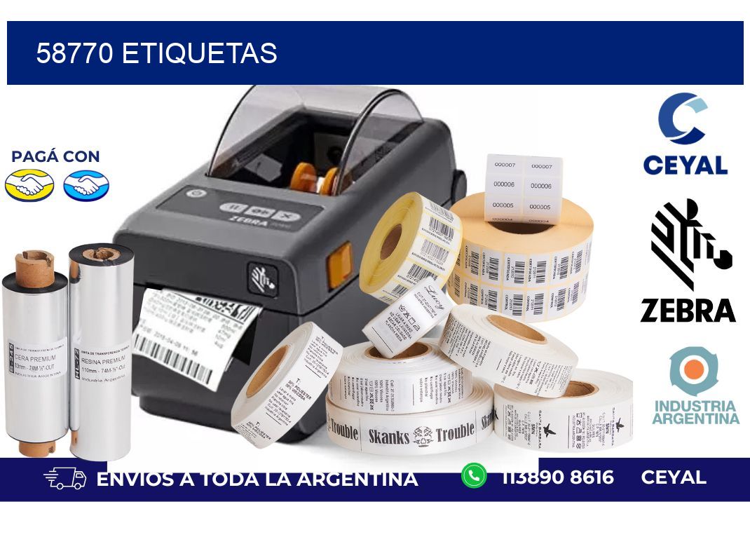 58770 ETIQUETAS