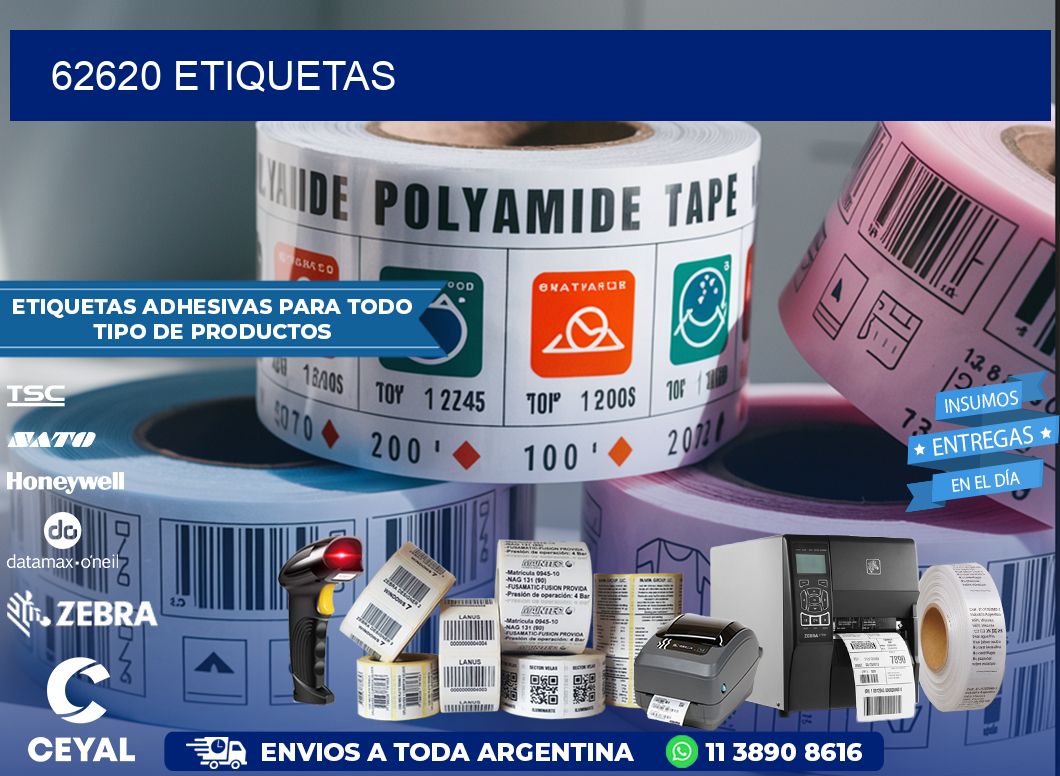 62620 ETIQUETAS