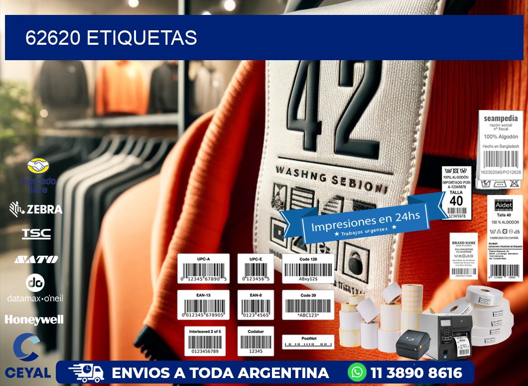 62620 ETIQUETAS