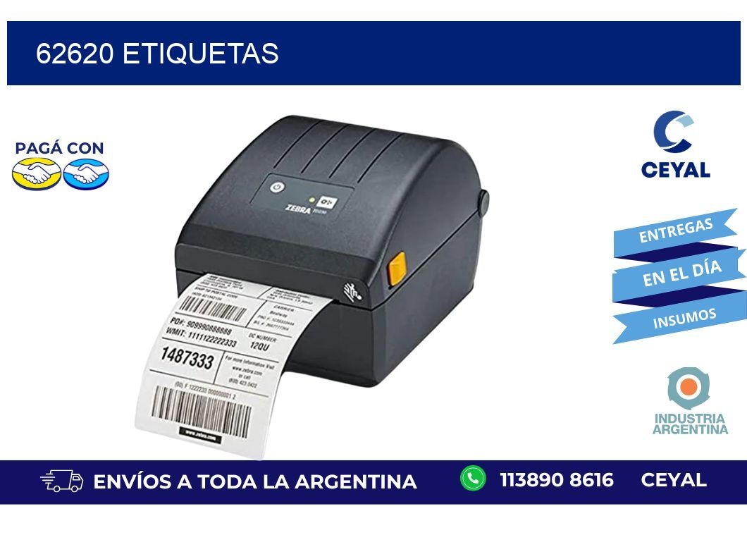 62620 ETIQUETAS