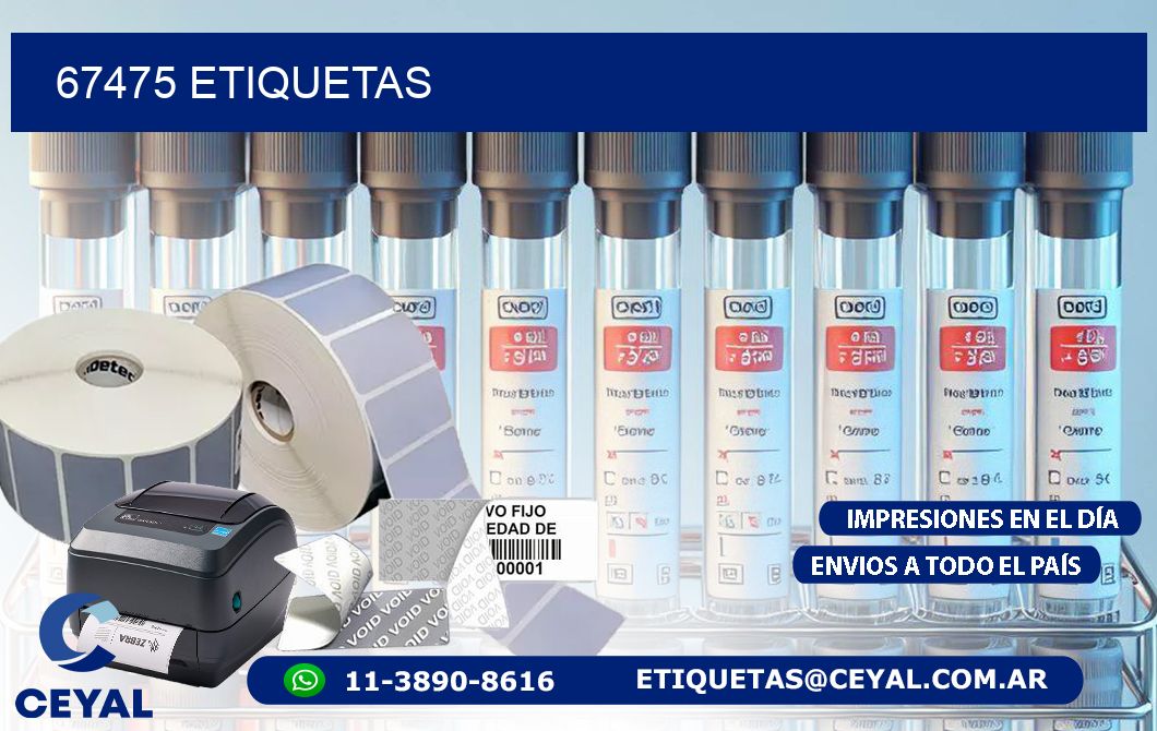 67475 ETIQUETAS