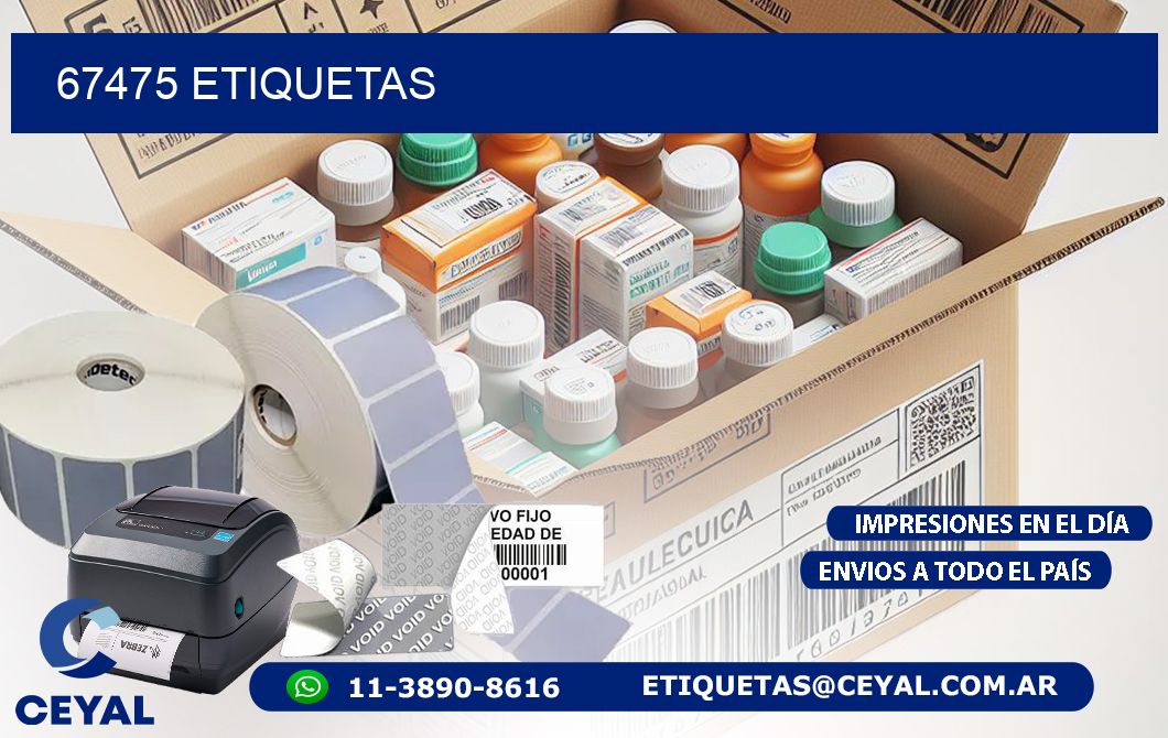 67475 ETIQUETAS