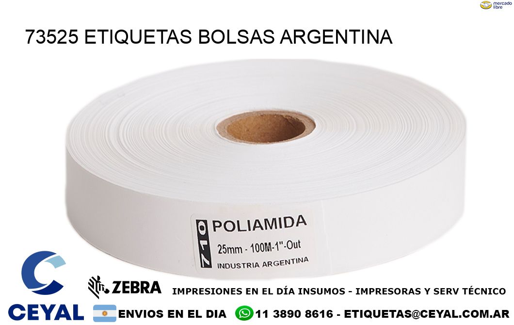 73525 ETIQUETAS BOLSAS ARGENTINA