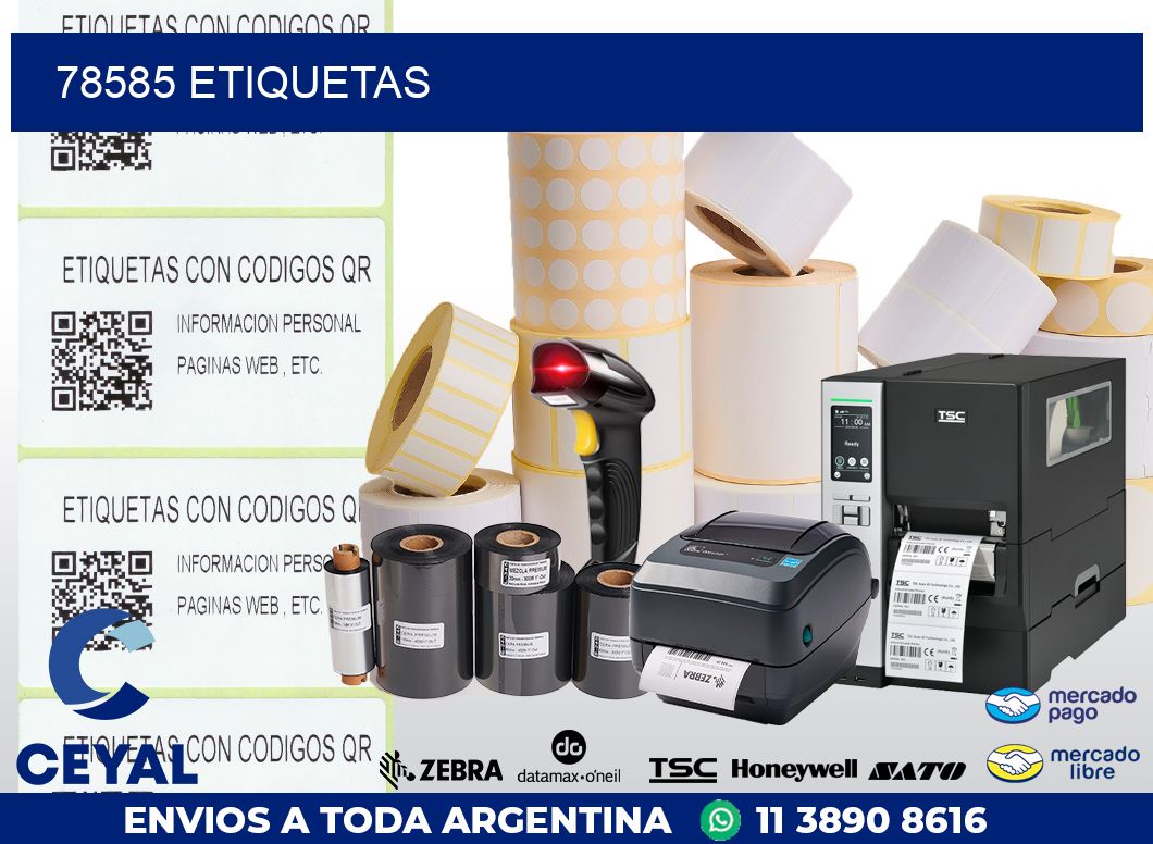 78585 ETIQUETAS