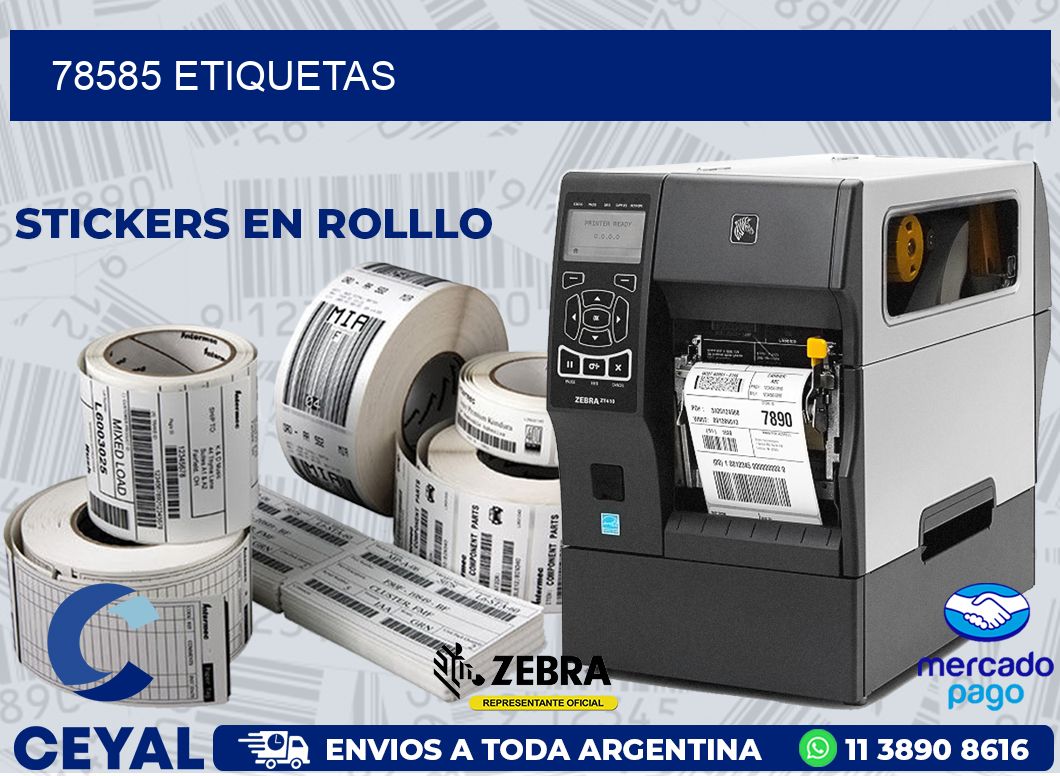 78585 ETIQUETAS