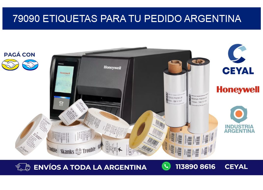 79090 ETIQUETAS PARA TU PEDIDO ARGENTINA