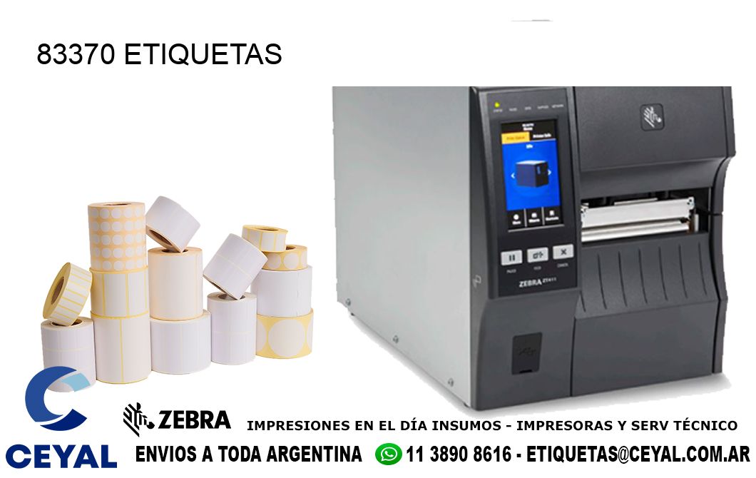 83370 ETIQUETAS