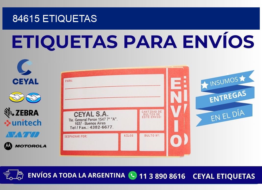 84615 ETIQUETAS