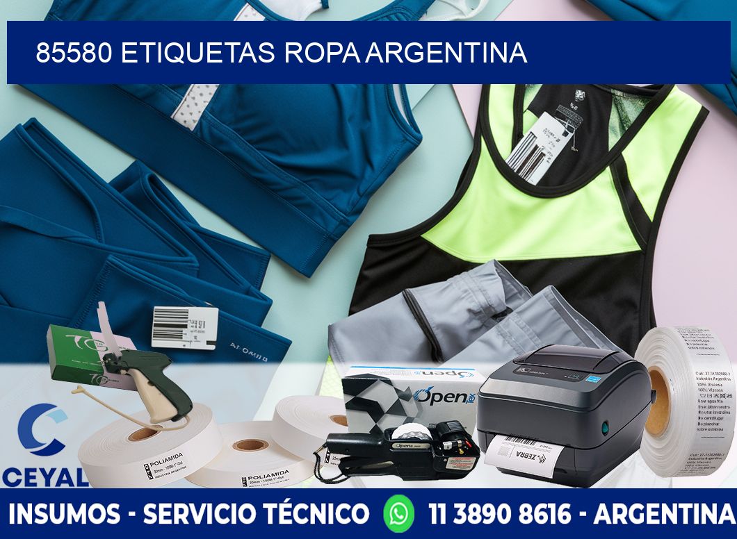85580 ETIQUETAS ROPA ARGENTINA