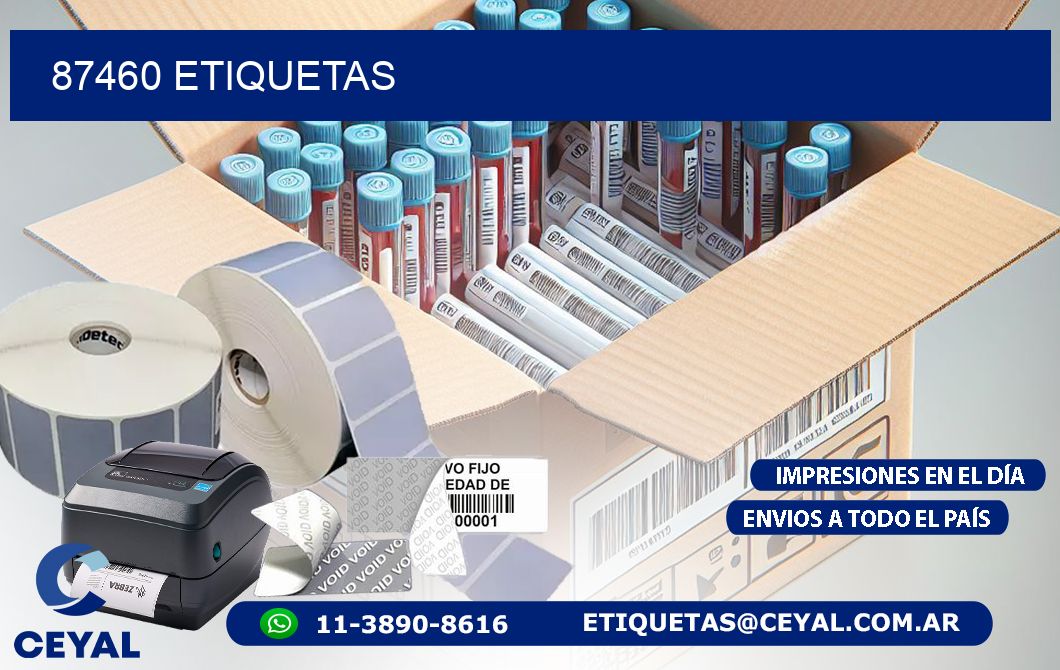 87460 ETIQUETAS