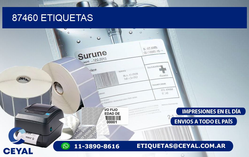 87460 ETIQUETAS