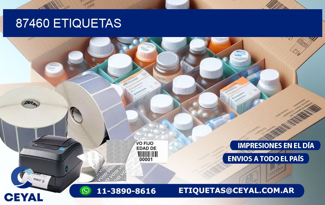 87460 ETIQUETAS