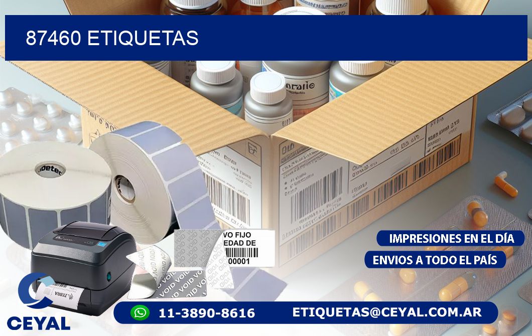 87460 ETIQUETAS