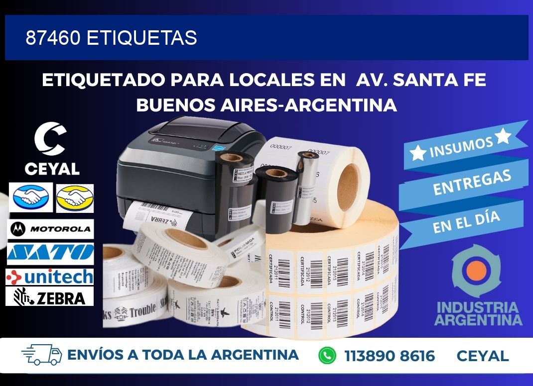 87460 ETIQUETAS
