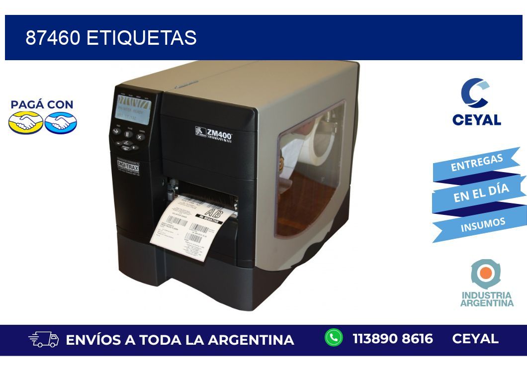 87460 ETIQUETAS