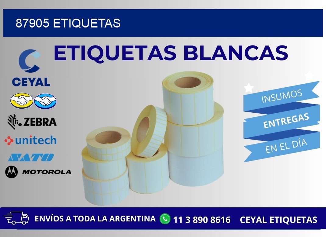 87905 ETIQUETAS